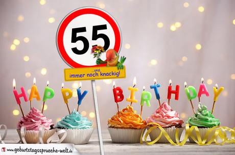 Lustige spruche geburtstag 55