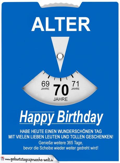 Geburtstagswunsche fur den 70 geburtstag