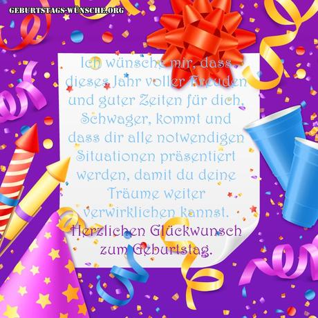 Spruche zum geburtstag fur den schwager