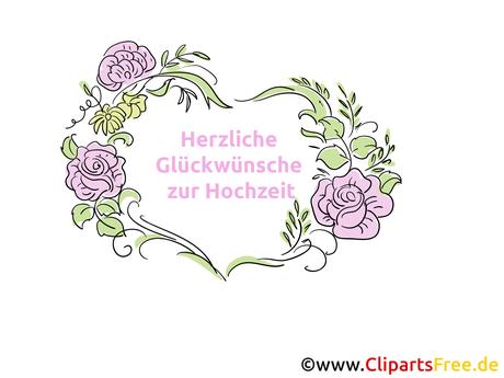 Gluckwunsche zur hochzeit clipart