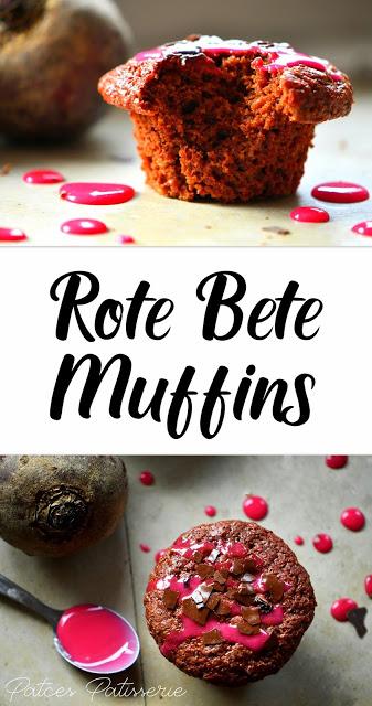 Rote Bete Muffins mit Cranberries