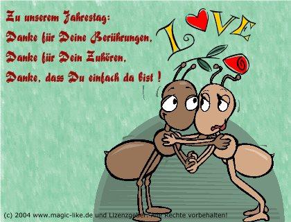 Wunsche zum 1 jahrestag