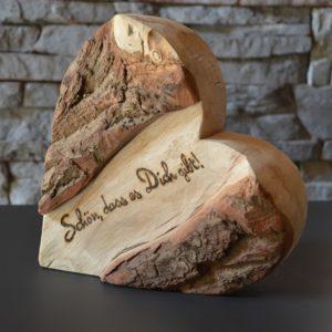 Holz deko valentinstag