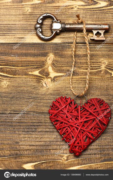 Holz deko valentinstag