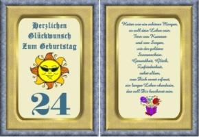 Geburtstagbpruche 24 geburtstag lustig