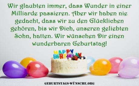 Gluckwunsche geburtstag fur sohn