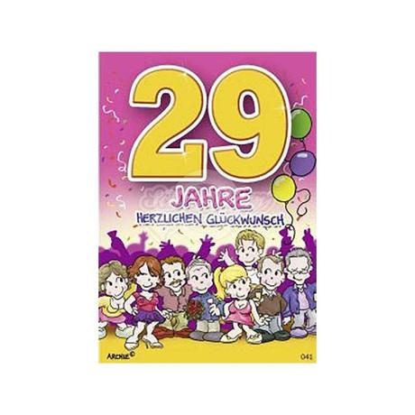 Texte zum 29 geburtstag