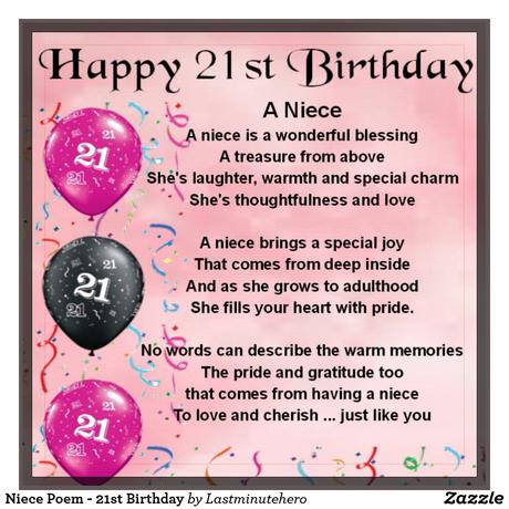 Geburtstagswunsche nichte 21