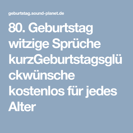 Lustige spruche zum geburtstag alter