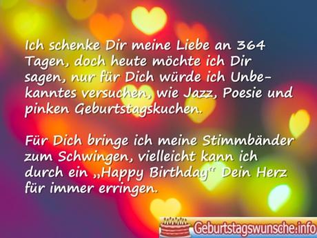 Geburtstagswunsche liebevoll