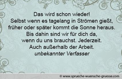 Gute wunsche nach operation