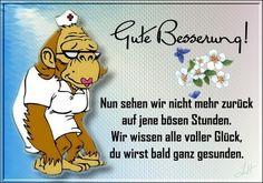 Gute wunsche nach operation