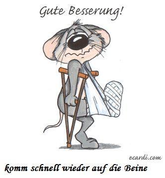 Gute wunsche nach operation