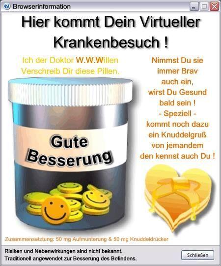 Gute wunsche nach operation