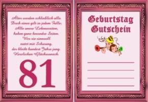 Geburtstagswunsche mutter 81