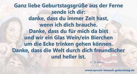 Geburtstagswunsche freundin danke