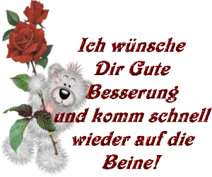Wunsche ihnen eine gute genesung