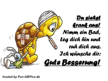 Wunsche ihnen eine gute genesung