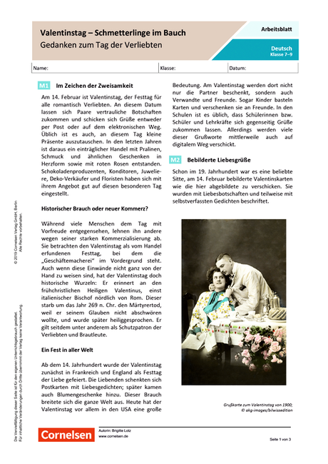 Bedeutung valentinstag england