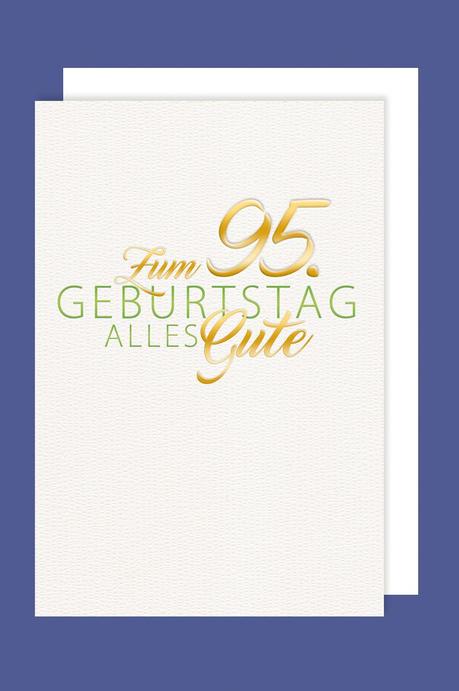 95 geburtstag karte