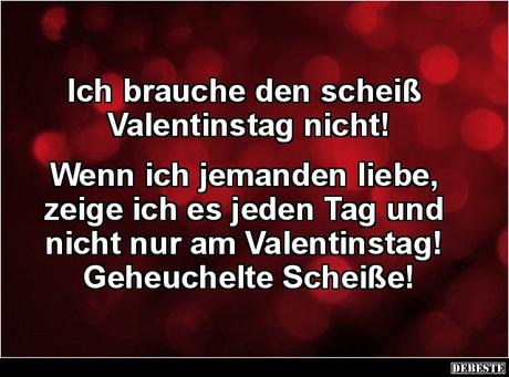 Spruch des tages valentinstag