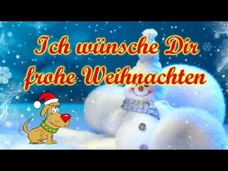 Ich wunsche dir frohe weihnachten und ein