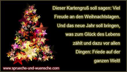 Ich wunsche dir frohe weihnachten und ein