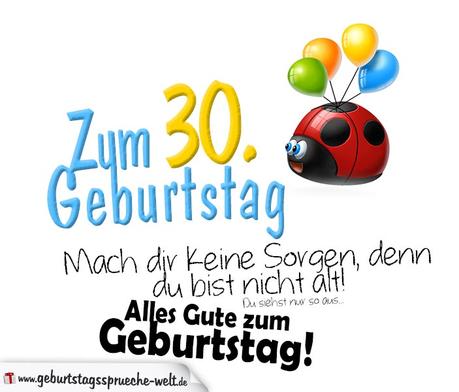 Gluckwunsche zum 30 geburtstag lustig