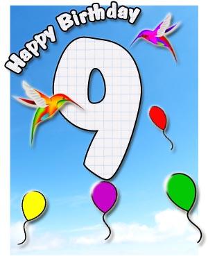 Geburtstagbpruche zum 9