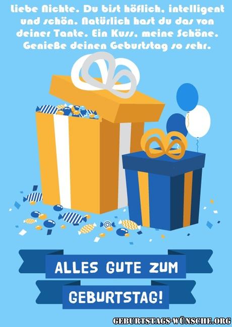 Text zum geburtstag fur nichte