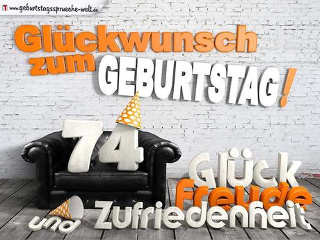 Spruche zum 74 geburtstag einer frau