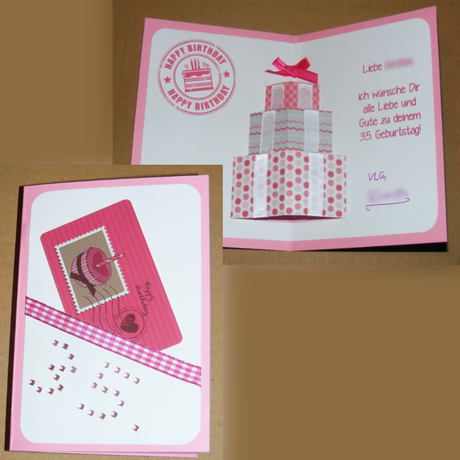 Geburtstagskarte 30 basteln