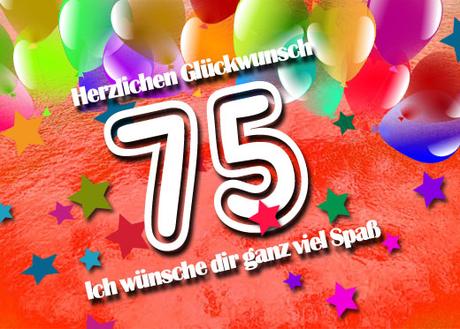 Geburtstagbpruche zum 75 mann