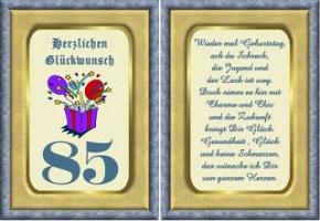 Lustige geburtstagbpruche zum 85 geburtstag