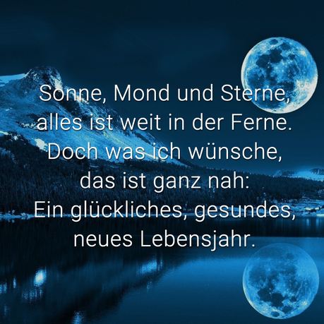 Geburtstag spruch aus der ferne