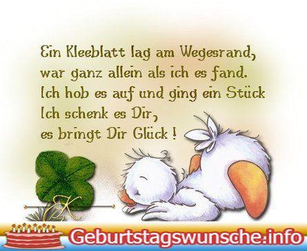 Geburtstag spruch aus der ferne