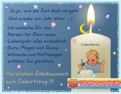 Geburtstag gluckwunsche zum 1