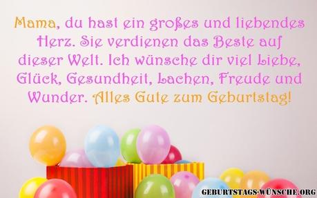 Gluckwunsche zum geburtstag frau mama