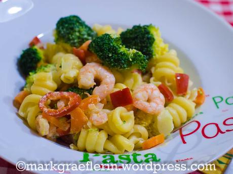 Mein Mann kann – Mittwochspasta: Pasta mit Brokkoli und Garnelen #Feierabendküche