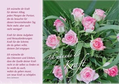 Ich wunsche dir mut und kraft
