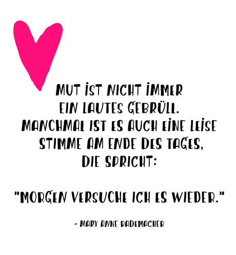 Ich wunsche dir mut und kraft