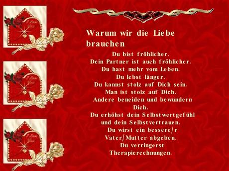 Was schreibt man in eine valentinstag