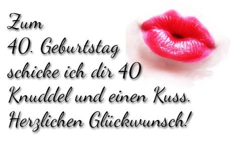 Gluckwunsche zum 40 geburtstag fur frauen