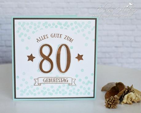 Runder geburtstag basteln