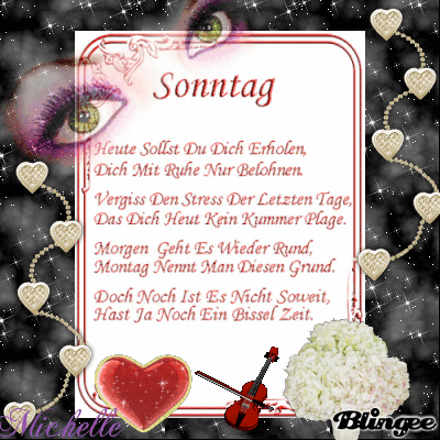 Ich wunsche euch allen eine schone zeit