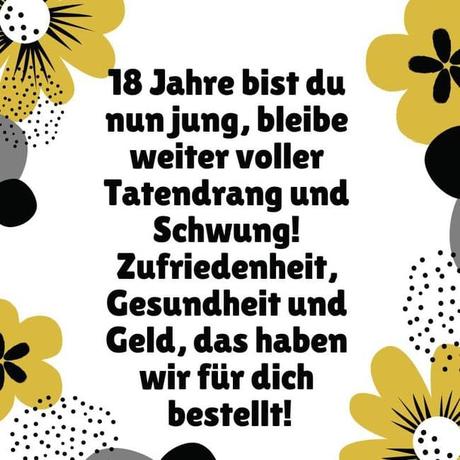 Text zum 18 geburtstag nichte