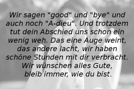 Wunsche zum abschied text