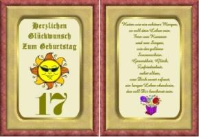 Geburtstagswunsche 17 geburtstag lustig