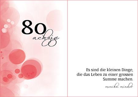 Suche gluckwunsche zum 80 geburtstag