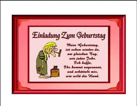 Geburtstag einladungstext lustig